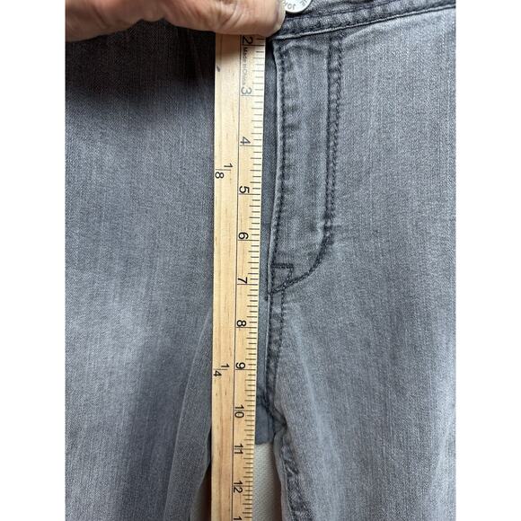 Jordache Bootcut Women’s Gray Wash Stretch Embellished Pocket Jeans Size 16 - Picture 8 of 16